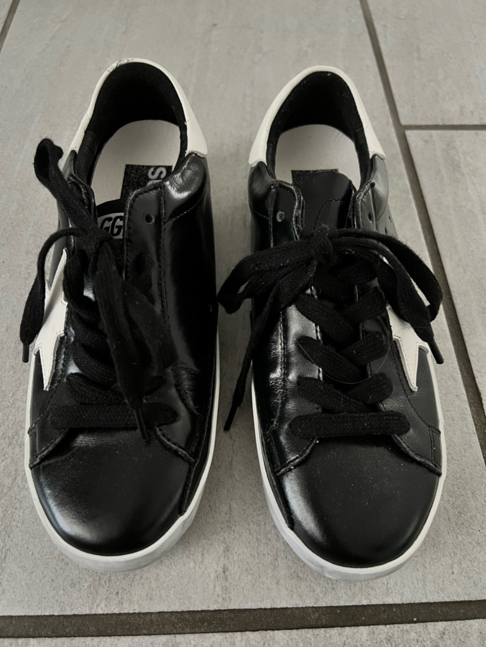 Black and White Women's Athletic Sneakers